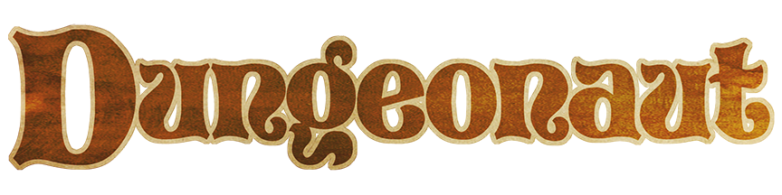 Dungeonaut logo - A tabletop dungeon crawler game